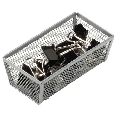 Honey-Can-Do Cutlery Tray, 2 x 3 x 6 in, Silver KCH-02158