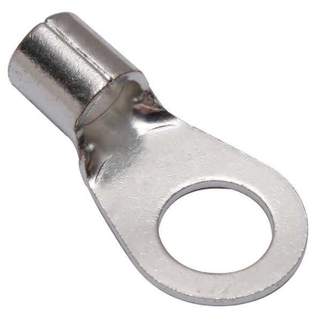 Burndy One-Hole Compression Lug, 1/0 AWG Max, 5/8 in Stud, Long Barrel, Copper, None YAD25M16E58