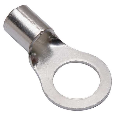 Burndy One-Hole Compression Lug, 1/0 AWG Max, 3/4 in Stud, Long Barrel, Copper, None YAD25M20E34