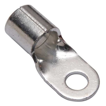 Burndy One-Hole Compression Lug, 1/0 AWG Max, 5/16 in Stud, Long Barrel, Copper, None YAD25M8E516