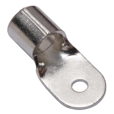 Burndy One-Hole Compression Lug, 2/0 AWG Max, 1/4 in Stud, Long Barrel, Copper, None YAD26M6E14