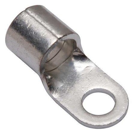 Burndy Uninsulated Compression Terminal, 4/0 AWG Max, 1/2 in Stud, Long Barrel, Copper, None YAD28M12E12