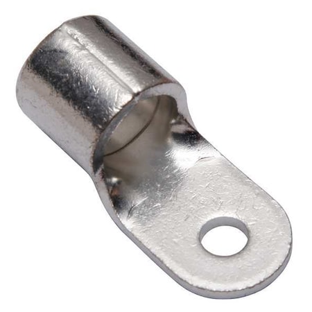 Burndy Uninsulated Compression Terminal, 4/0 AWG Max, 5/16 in Stud, Long Barrel, Copper, None YAD28M8E516