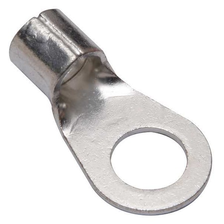 Burndy One-Hole Compression Lug, 2 AWG Max, 1/2 in Stud, Long Barrel, Copper, None, 5 PK YAD2CM12E12