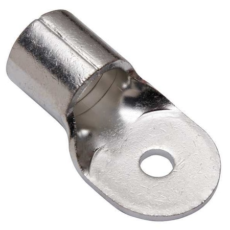 Burndy One-Hole Compression Lug, 500 kcmil Max, 1/2 in Stud, Long Barrel, Copper, None YAD36M12E12
