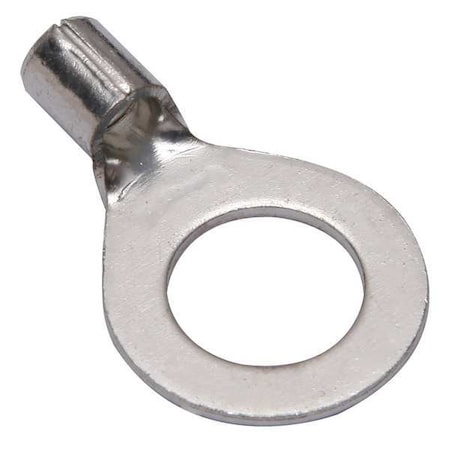 Burndy One-Hole Compression Lug, 8 AWG Max, 1/2 in Stud, Long Barrel, Copper, None, 10 PK YAD8CM12E12