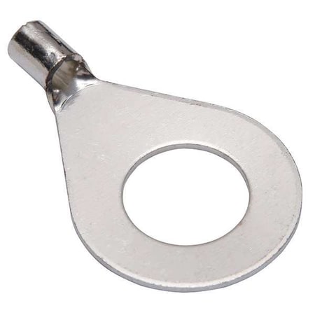 Burndy One-Hole Compression Lug, 8 AWG Max, 5/8 in Stud, Long Barrel, Copper, None, 10 PK YAD8CM16E58