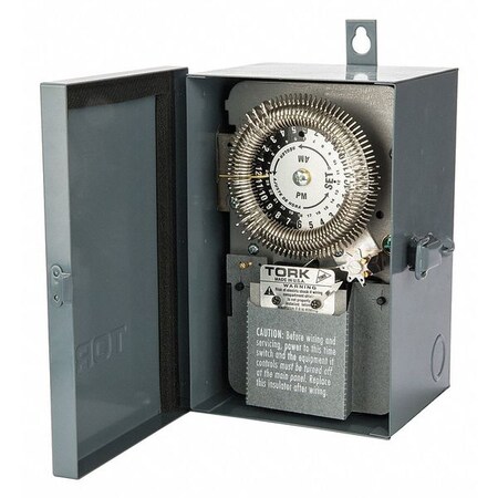 Nsi Tork Electromechanical Timer, 120V, SPDT-NO/NC 8007-O