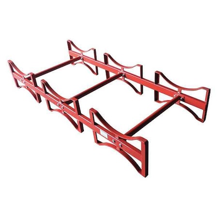 Dayton Drum Rack, Stackable, For 3 Steel Drums 30YN84