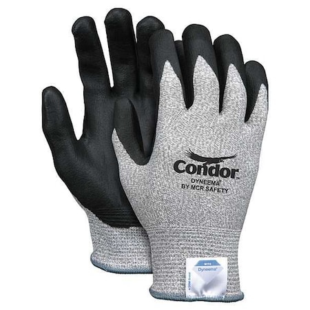 Condor Cut Resistant Coated Gloves, Cut Level A2 , Dipped , Foam Nitrile , Smooth , 2XL 1 PR 30YP37