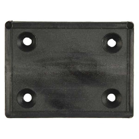 Monroe Pmp Door and Butt Hinge, Plastic, Surface Mounting, 1 1/2 in Leaf W x 2 in Leaf H, Black Enamel LPB150200