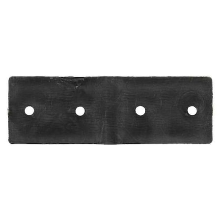 Monroe Pmp Door and Butt Hinge, Plastic, Surface Mounting, 1 in Leaf W x 3 in Leaf H, Black Enamel LPB100300