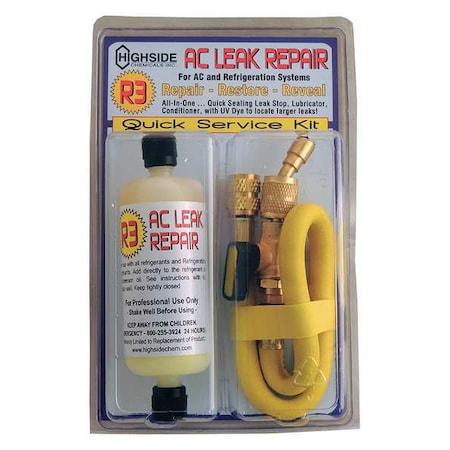 Highside Chemicals AC Leak Repair Quick Service Kit, 2 oz. HS60002