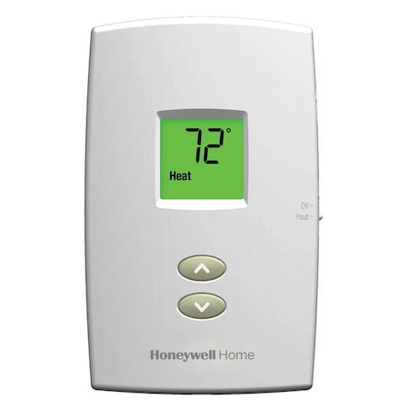 Honeywell Home Low Voltage Thermostat, 1 H, Hardwired/Battery, 20/30VAC