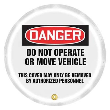 Accuform Steering Wheel Cover, Do Not Operate, 16 KDD811