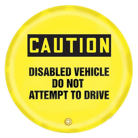 Accuform Steering Wheel Cover, Disabled Vehicle, 20 KDD823