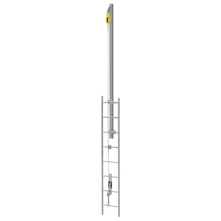 Msa Safety Latchways Vertical Ladder Lifeline Kits Vertical Ladder Lifeline Kit, 80 ft Length 30917-00