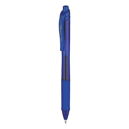 Pentel Pen Set, Blue, Non-Erasable, Gel, PK12 BL110-C