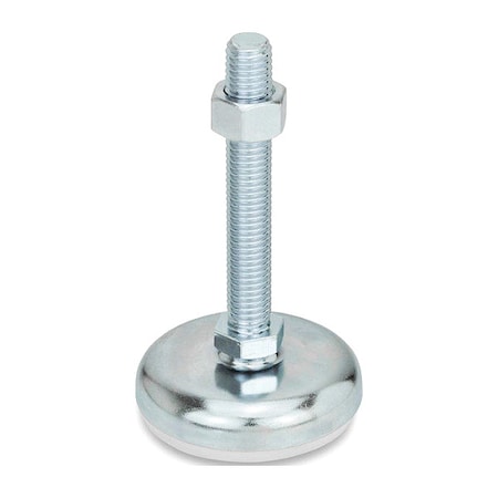 J.W. Winco Male-End Leveling Mount, 3.86 in H 30-50-1/2X13-75-A2-SK