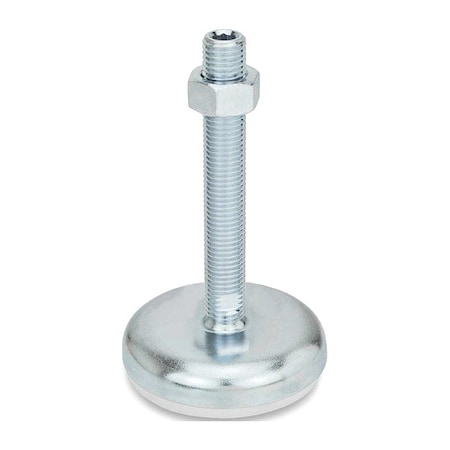 J.W. Winco Male-End Leveling Mount, 4.21 in H 30-80-5/8X11-75-A2-UK