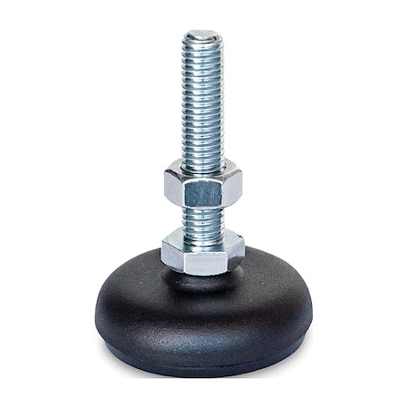 J.W. Winco Male-End Leveling Mount, 3.89 in H 30-60-1/2X13-75-A5-SK