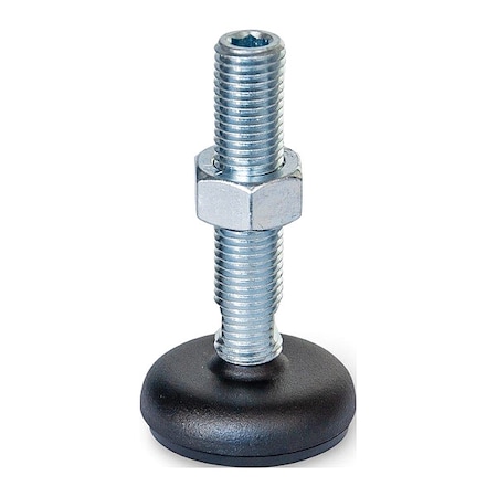 J.W. Winco Male-End Leveling Mount, 5.2 in H 30-80-5/8X11-100-A5-UK