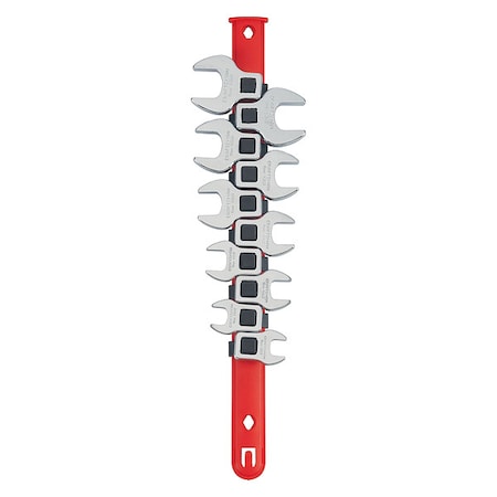 Craftsman 3/8 in Drive, Metric Crowfoot Wrench Set Crowfoot, Polished chrome CMMT12053LZ