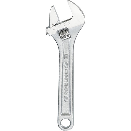 Craftsman Adj. Wrench, 15/16" Jaw Capacity, 6" L CMMT81621