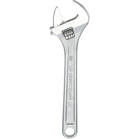 Craftsman Adj. Wrench, 1 3/8" Jaw Capacity, 10" L CMMT81623
