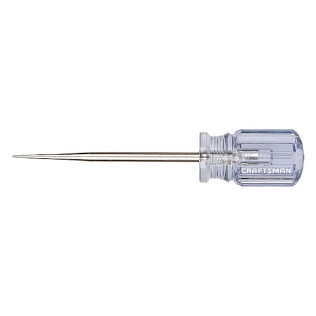 Craftsman Scratch Awl, Straight Tip, 3 1/2" L CMHT65012