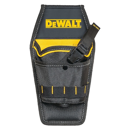 Dewalt Pouch, Tool Holster, Black/Yellow, Polyester, 13 Pockets DWST540502