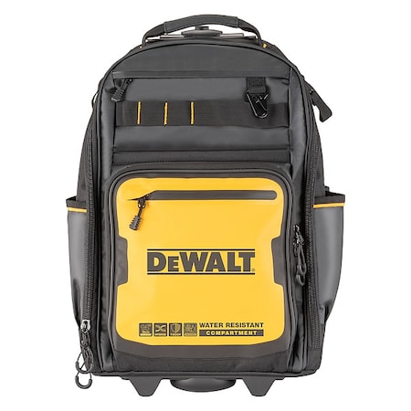 Dewalt Tool Bag, Yellow, Ballistic Nylon, 46 Pockets DWST560101