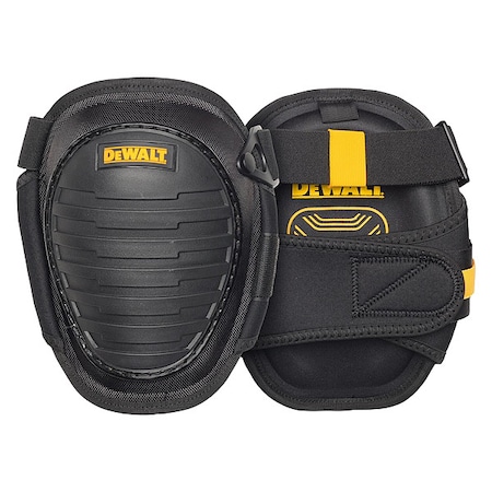 Dewalt Knee Pad, Swivel, Gel Pad, Plastic Cap, Quick Release Closure, 2 Straps, Black, Universal DWST590013