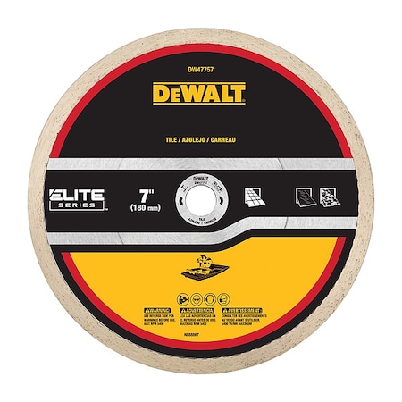 Dewalt DiamondSawBlade, Diam:7",  DW47757