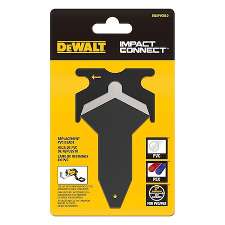 Dewalt Replacement PVC Blade, 0.25 in, 7.75 in L DWAPVCBLD