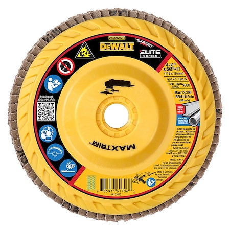 Dewalt XP(TM) Ceramic MAXTRIM Trimmable Flap Disc DWA8282HCTR