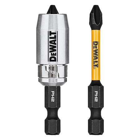 Dewalt FlexTorq Power Bit, L:2.25", PKG2, BitSize:PH2 DWAF2PH2IR2S