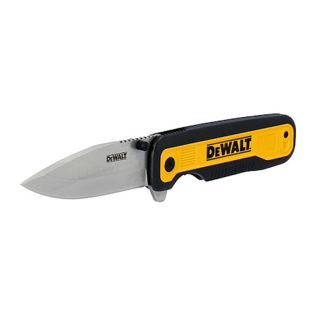 Dewalt Folding Knife, Straight, 3 1/4 in. L DWHT10993