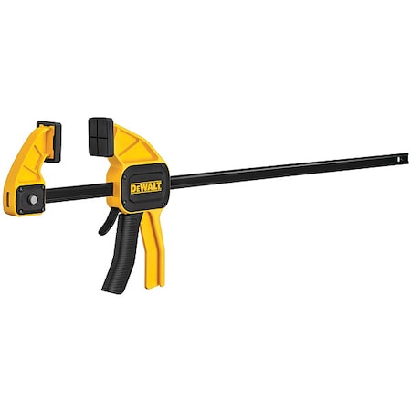 Dewalt 24" Bar Clamp, Nylon Handle and 3 1/4 in Throat Depth DWHT83194