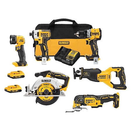 Dewalt Cordless Combo Kit 20V MAX 6-Tool DCK648D2