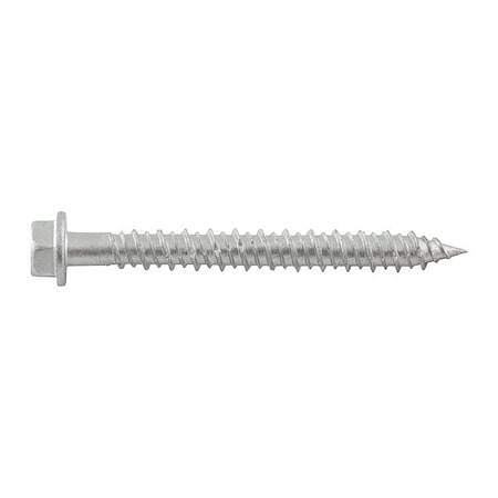 Dewalt Screw Anchor, 3/16 in Dia., Hex, 4 in L, Stainless Steel Stalgard, 50 PK DFM3EML365