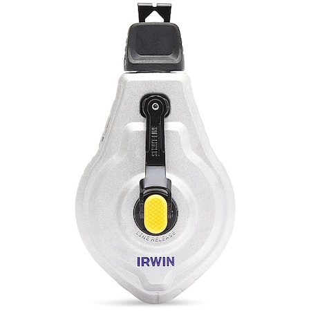 Irwin Chalk Line Reel, 1.8 oz, Twisted, 100 ft L IWHT48445