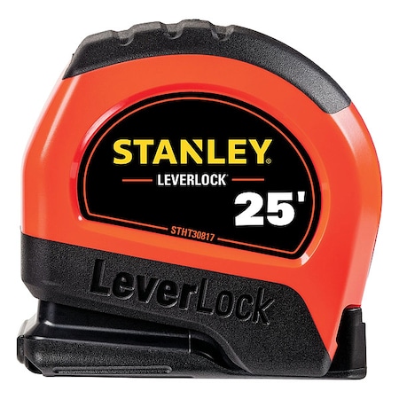 Stanley Tape Measure, Steel, 25 ft Blade L STHT30817S