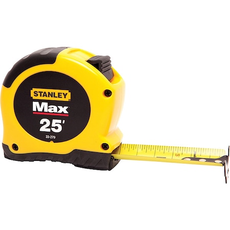 Stanley 25 ft Tape Measure, 1 1/8 in Blade 33-279