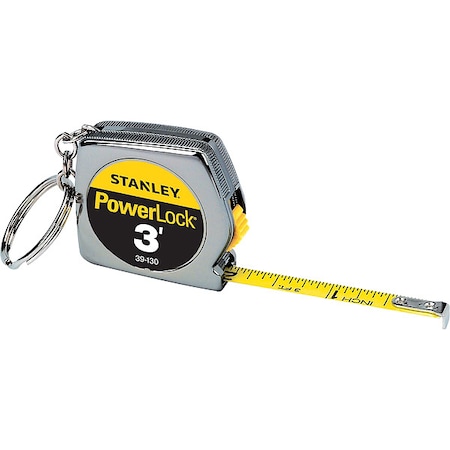 Stanley 3 ft Tape Measure, 1/4 in Blade 39-130