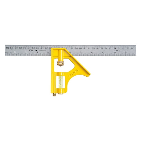 Stanley Premium Die-Cast Handle Combination Square 12"/30CM 46-028