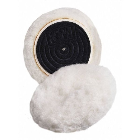 3M Low Lint Knit II Buffing Pad, 3in 1/2in Pile Ht, 50/pk 28863