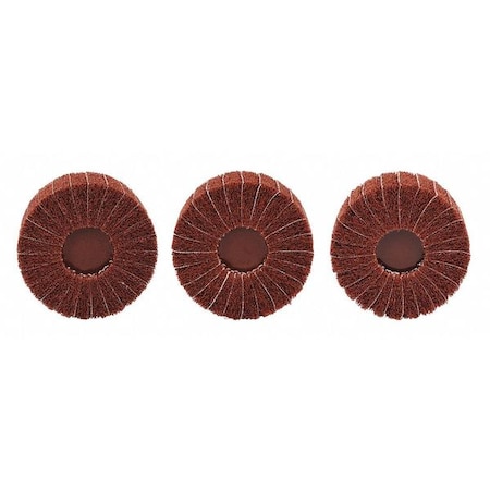 Scotch-Brite Flap Brush, 3-1/2" dia., 3500 RPM 7010290833