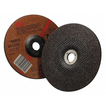 3M General Purp Depressed Center Whl, 7inx1/4inx7/8in 24, 20/pk DEPRESSED CENTER WHEEL