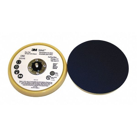 3M Low Profile Finishing Dsc Pad, 6inx11/16in 5/16-24 Ext, 10/pk 05546
